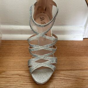 Silver heels